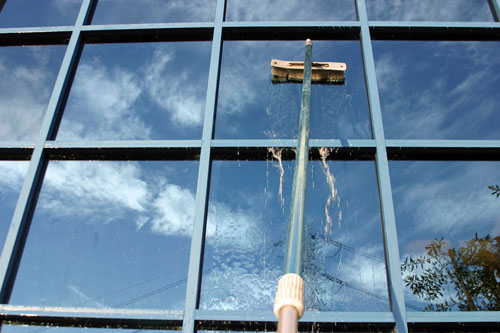 Commersial window cleaning
